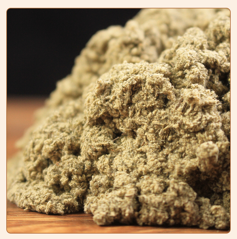 Three Year Aged Moxa Wool Ai Rong Wild Mugwort Floss for Moxibustion 500g Stone Milled preparation