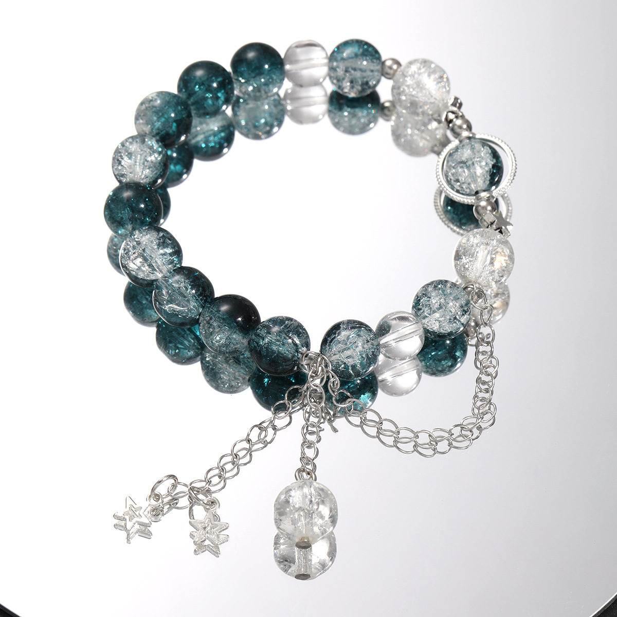 Explosions High-end Creative Coloured Glaze Butterfly Beaded Bracelet Ins Niche Light Luxury Bracelet Female Girlfriend Gift_voghion.com
