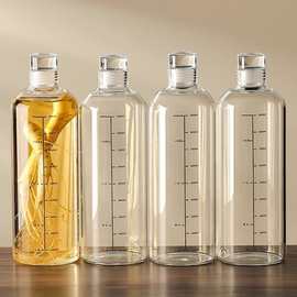 高档泡酒专用玻璃瓶防漏密封自酿酒分装器加厚食品级刻度酒瓶2斤