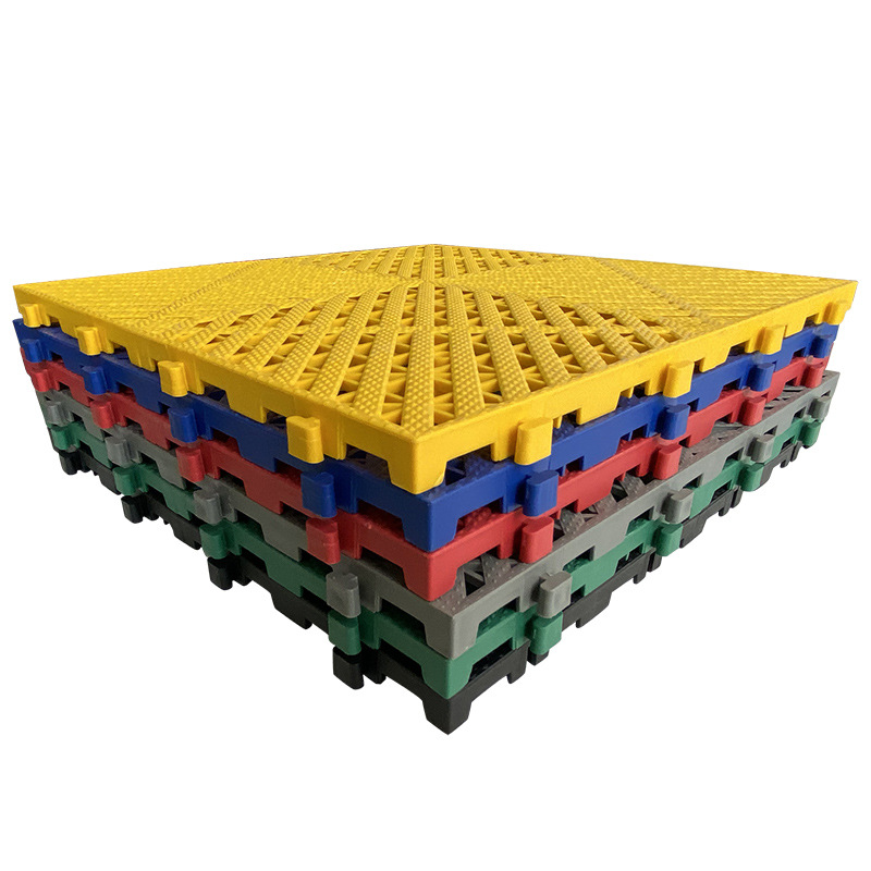 Rejilla de sala de lavado de autos Rejilla de piso de empalme de plástico de almacén de 2cm Rejilla de plástico