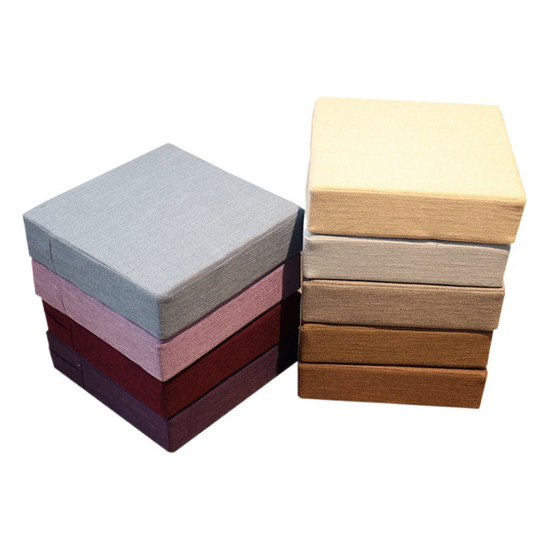 Льняная подушка для пола, съемная и моющаяся зимняя утолщенная футон, японская площадь, гостиная, спальня, татами, подушка для журнального столика