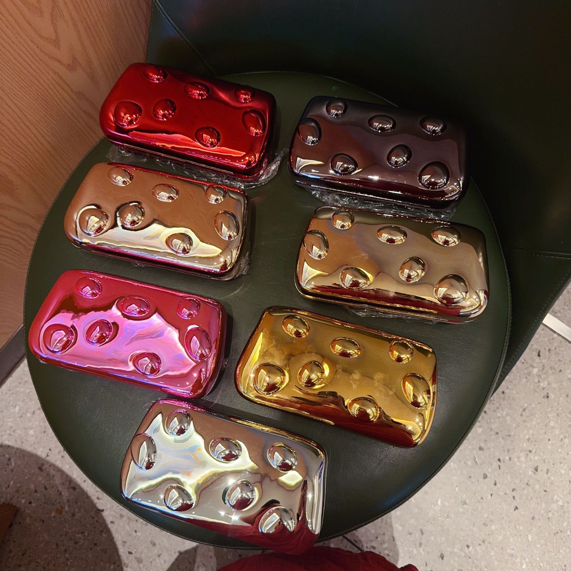 Personalidad transfronteriza lujosa bolsa de cena de damas elegante bolsa de cena de fiesta esquinilla bolsa de mano de alto nivel