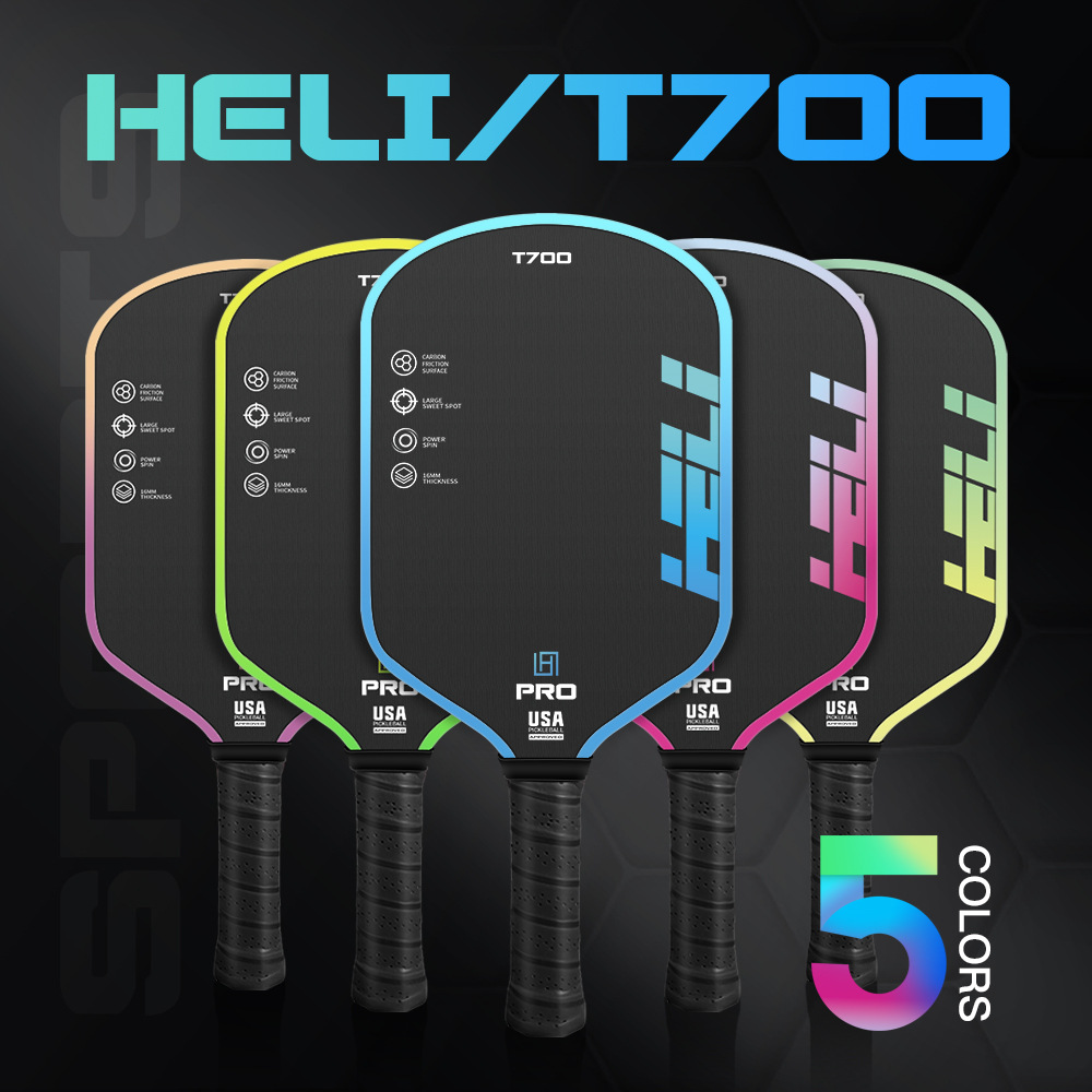 T700 Carbon Fiber Pickleball Racket, Competitive Model, Direct Supply from the Manufacturer, Lightweight and Durable, Professional Training Racket, Starless Model