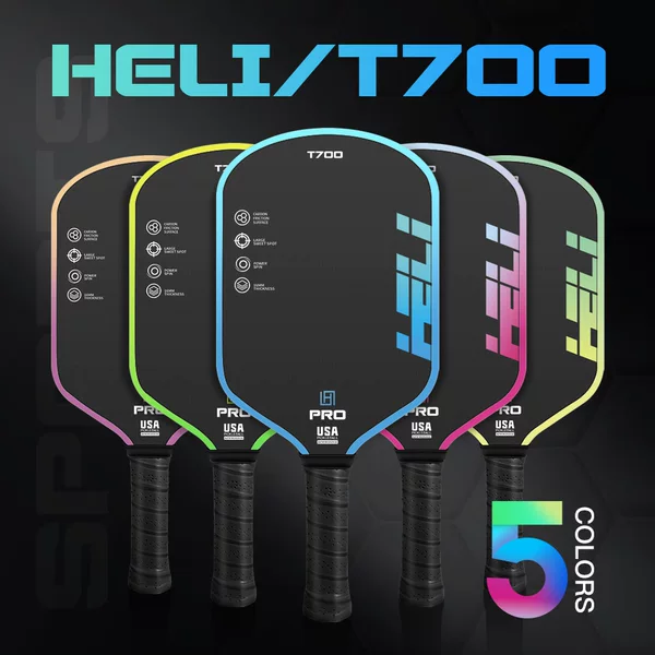 T700 Carbon Fiber Pickleball Racket, Competitive Model, Direct Supply from the Manufacturer, Lightweight and Durable, Professional Training Racket, Starless Model