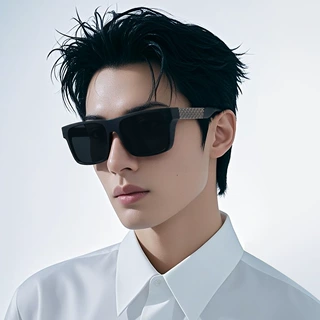 新款跨境偏光太阳镜男士开车司机驾驶墨镜时尚方形太阳镜sunglass