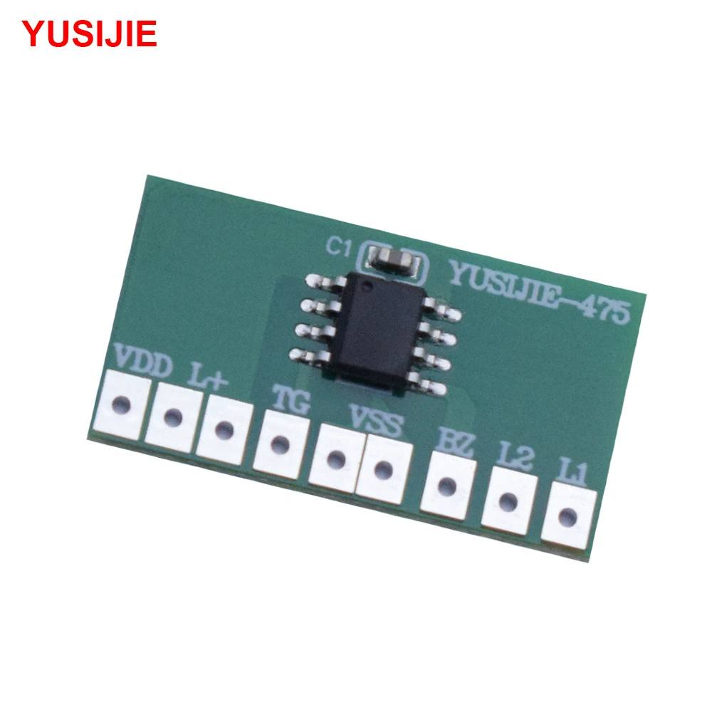 YSJ-475 музыкальный модуль с LED-вспышкой, музыкальный чип, рингтон, электронный триггер, проигрывание