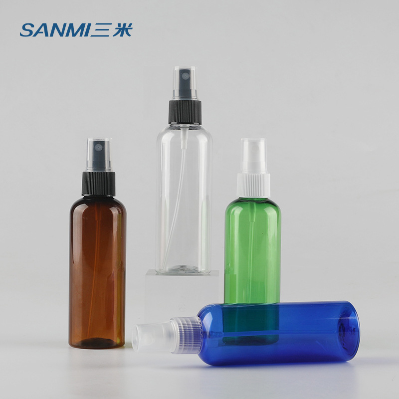 200ml transparent Rounded shoulders Spray disinfect Spray bottle pet Plastic bottles Cosmetics Separate bottling