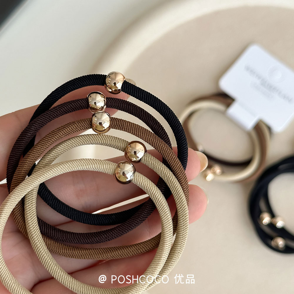Elastic universal base durable hair rope