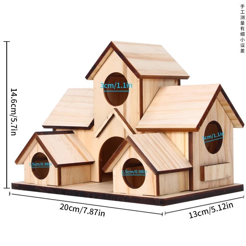 国境を越えた木製鳥の巣フェンス肥厚オウム小屋牧歌的な環境に優しい屋外巣ケージ鳥小屋鳥かご鳥小屋|undefined