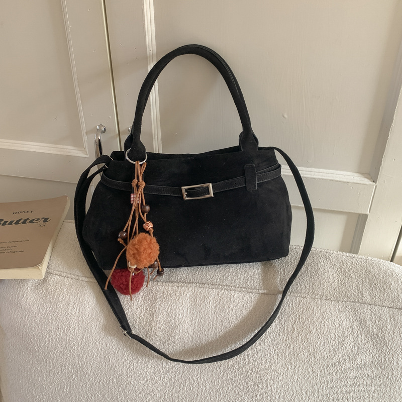 Modische Retro Wildleder Tragetasche Für Damen Schultertasche_voghion.com