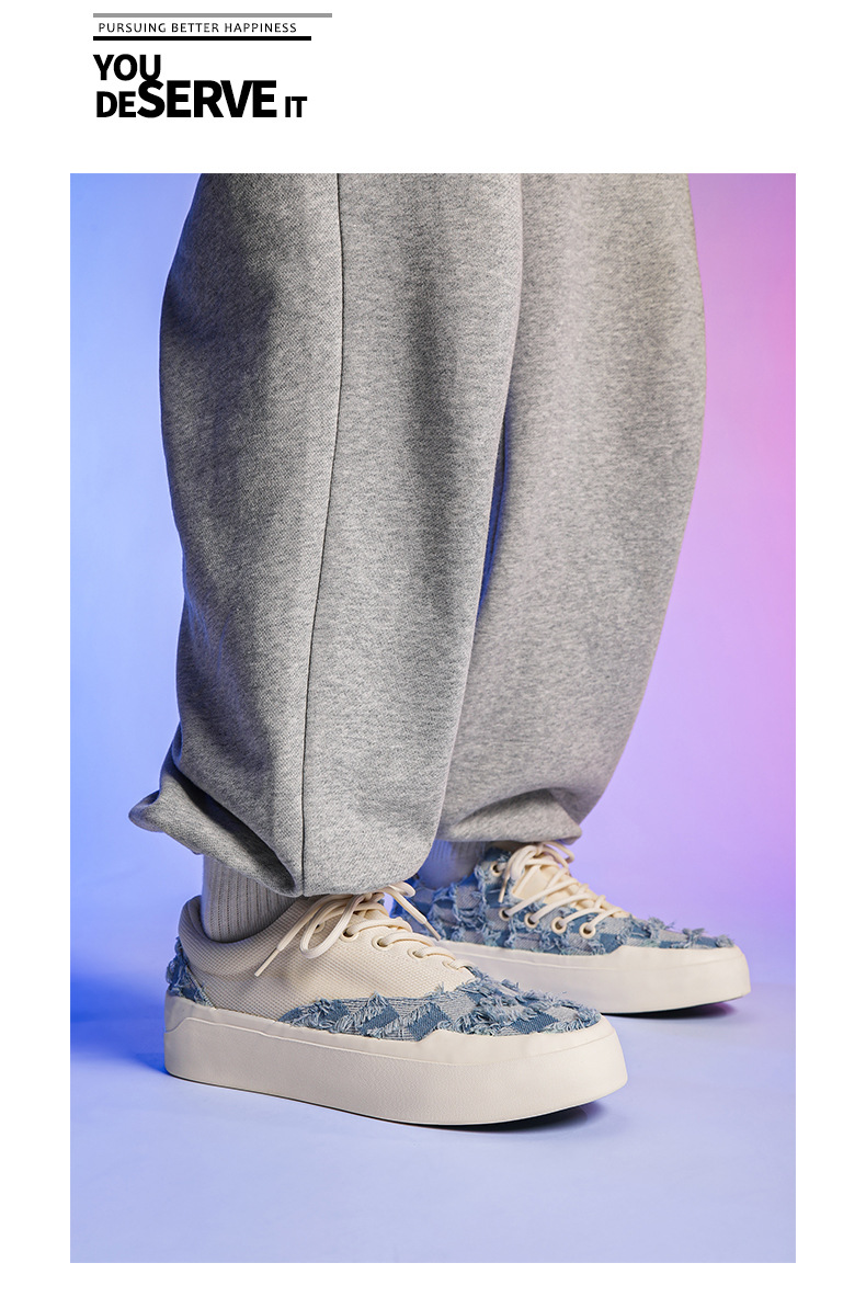 Vulcanized Rag Canvas Shoes For Men And Women Retro Style_voghion.com