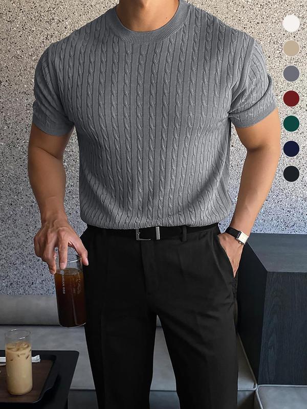 E9735 亚马逊速卖通款 Knitwear 跨境代发新款男式针织衫|undefined