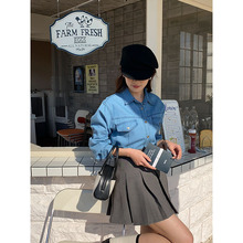 3th Morning 巨舒服全棉水洗 法式正蓝缝线牛仔衬衫外套 ZY00827