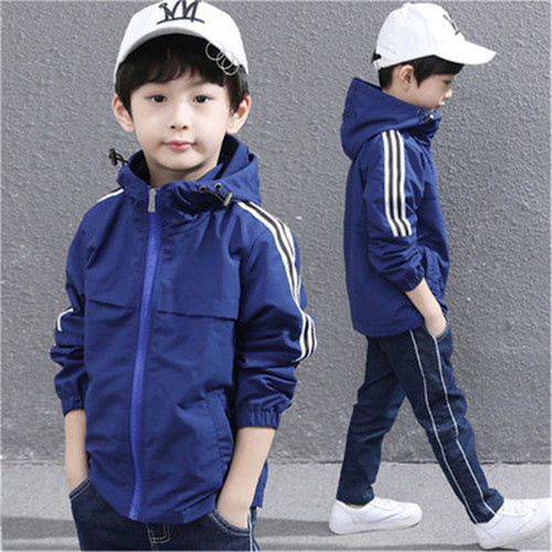 Children's Spring Outwear New Fashion Casual Kids and Big Kids Thin Spring and Autumn Top Windbreaker