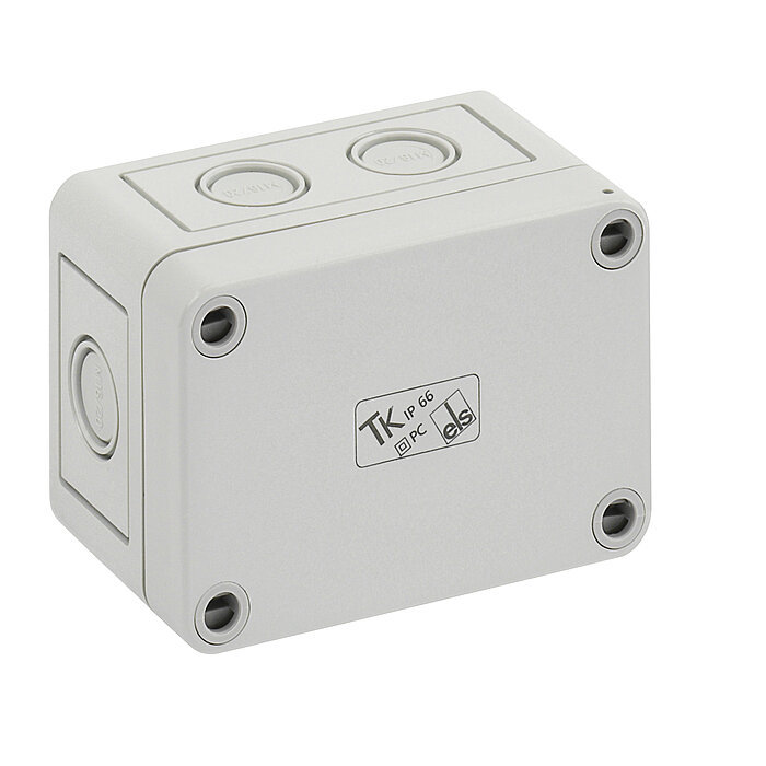 Spelsberg高防护等级接线盒， 带敲落孔，外部尺寸：94*65*57MM