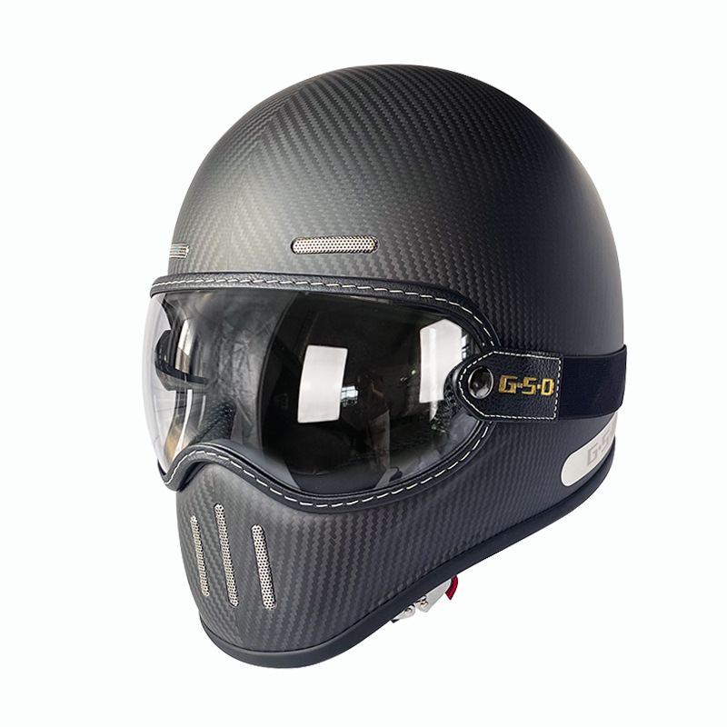 Motosiklet kaskı (dəbilqə) – Motuoche Full Helmet Electric - matte-3k-transparent-visor-m55-56