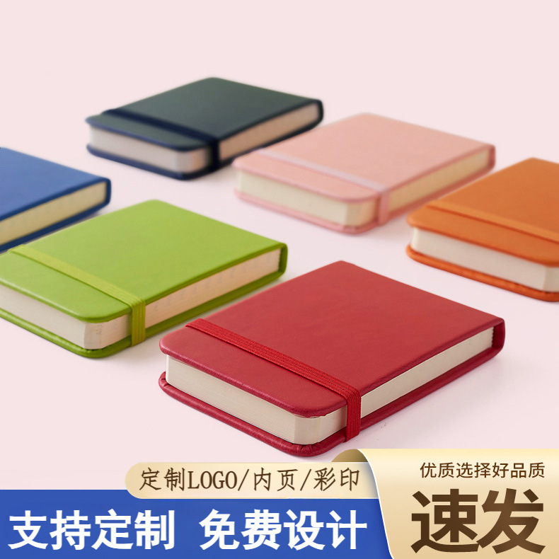 Mini cuaderno de bolsillo personalizado a7 cuaderno pequeño cuaderno portátil de alto valor cuaderno manual libro de papelería creativa