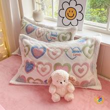 ≈a类母婴加厚保暖亲肤雪花绒四件套珊瑚绒床单被套加绒床上三件