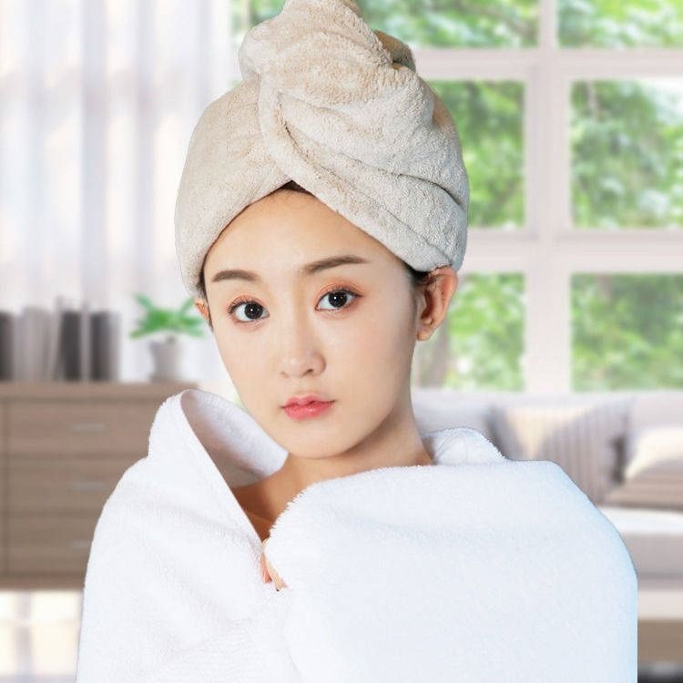 *Thickened 25*65 dry hair cap women's wa...