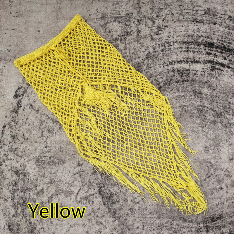 Boho strandklänning med fransar och fishtail-fåll för damer_voghion.com