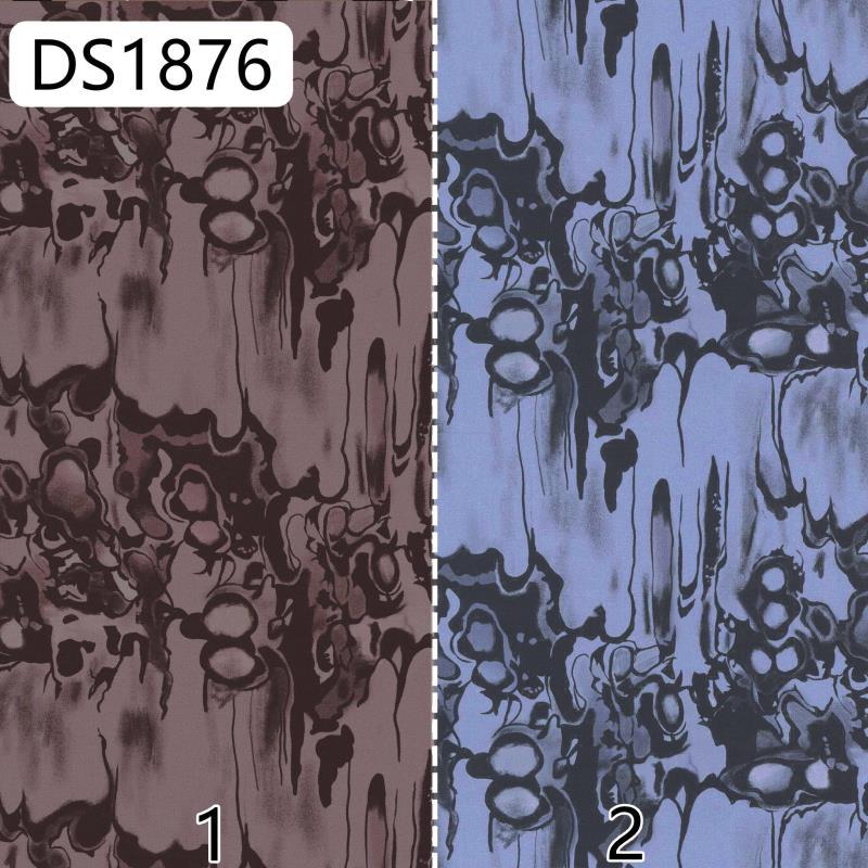 40支全棉数码印花布料 复古国风纯棉童装衬衫布包防蚊裤印花面料