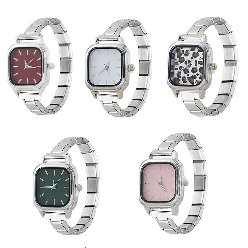Cross-Border New Italian Modular Watch Head Accessories DIY Jewelry Quartz Watch Versatile and Simple for Students Cross-Border New Italian Modular Watch Head Accessories DIY Jewelry Quartz Watch Versatile and Simple for Students