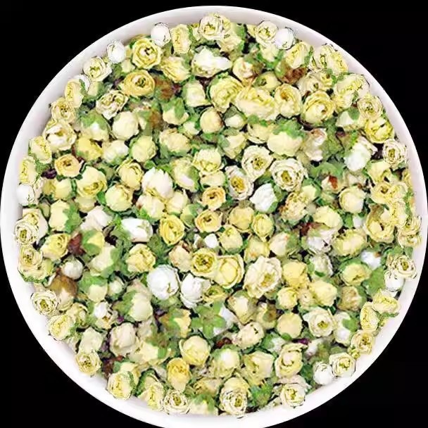 White Plum Blossom Bai Mei Hua Dried Flower Buds for Herbal Tea and Traditional TCM Use overview