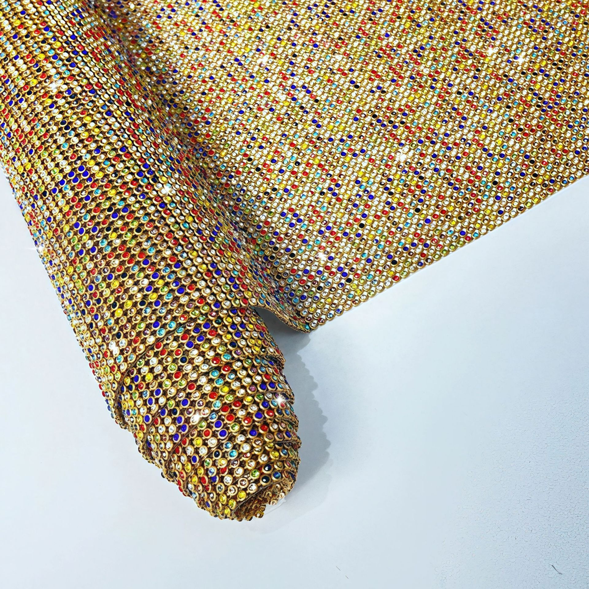 3mm taladro completo de aluminio de malla de goma de malla de patrón autoadhesivo taladro diy accesorios de joyería taladro taladro decoración del hogar taladro de malla de agua