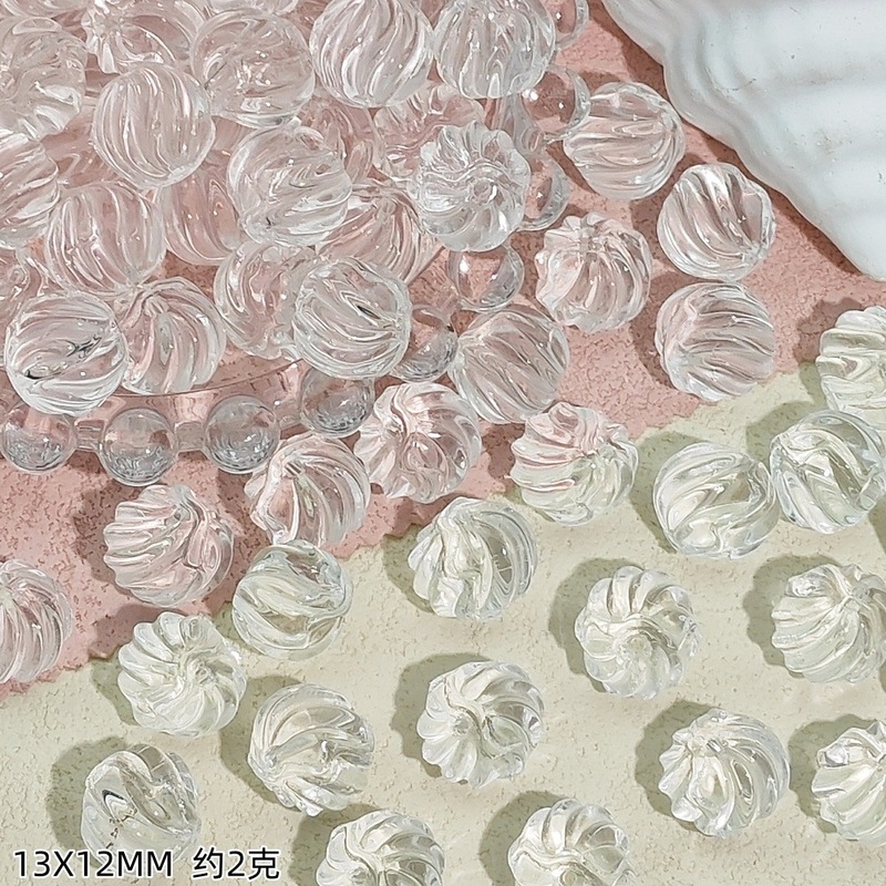 ファンタジーガラス糸ルースビーズ夏 DIY 手作りビーズブレスレットネックレスアクセサリーカラフルなミックスビーズ素材ジュエリー|undefined