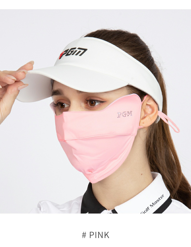 Mặt nạ chống nắng PGM Golf nữ thoáng khí mát mẻ, che nắng mùa hè — Koz005-xanh xám nhạt, KOZ005-màu trắng, KOZ005-hồng nhạt chi tiết 10