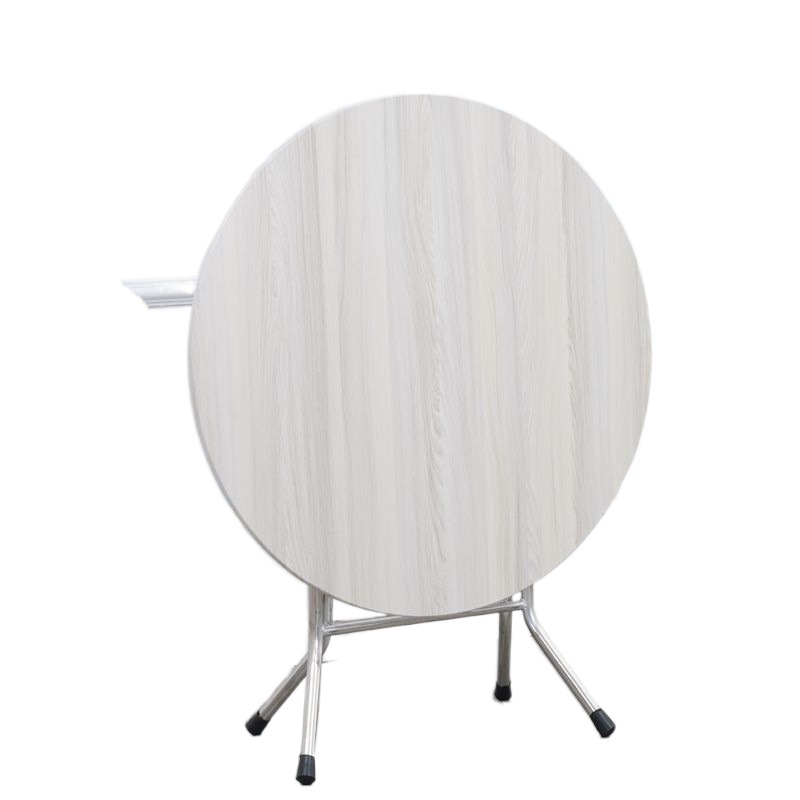 Mesa de puesto plegable, mesa de comedor, casa, casa, casa, casa de alquiler de apartamento pequeño, mesa redonda simple para cenar al aire libre