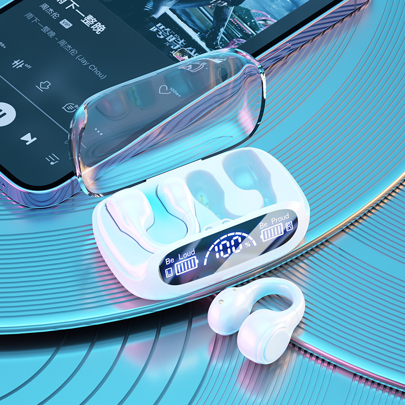 Nuevo auricular Bluetooth inaudible transfronterizo, clip de oído digital inalámbrico, reducción de ruido, modo de espera ultralargo 5.3, modo privado Bluetooth