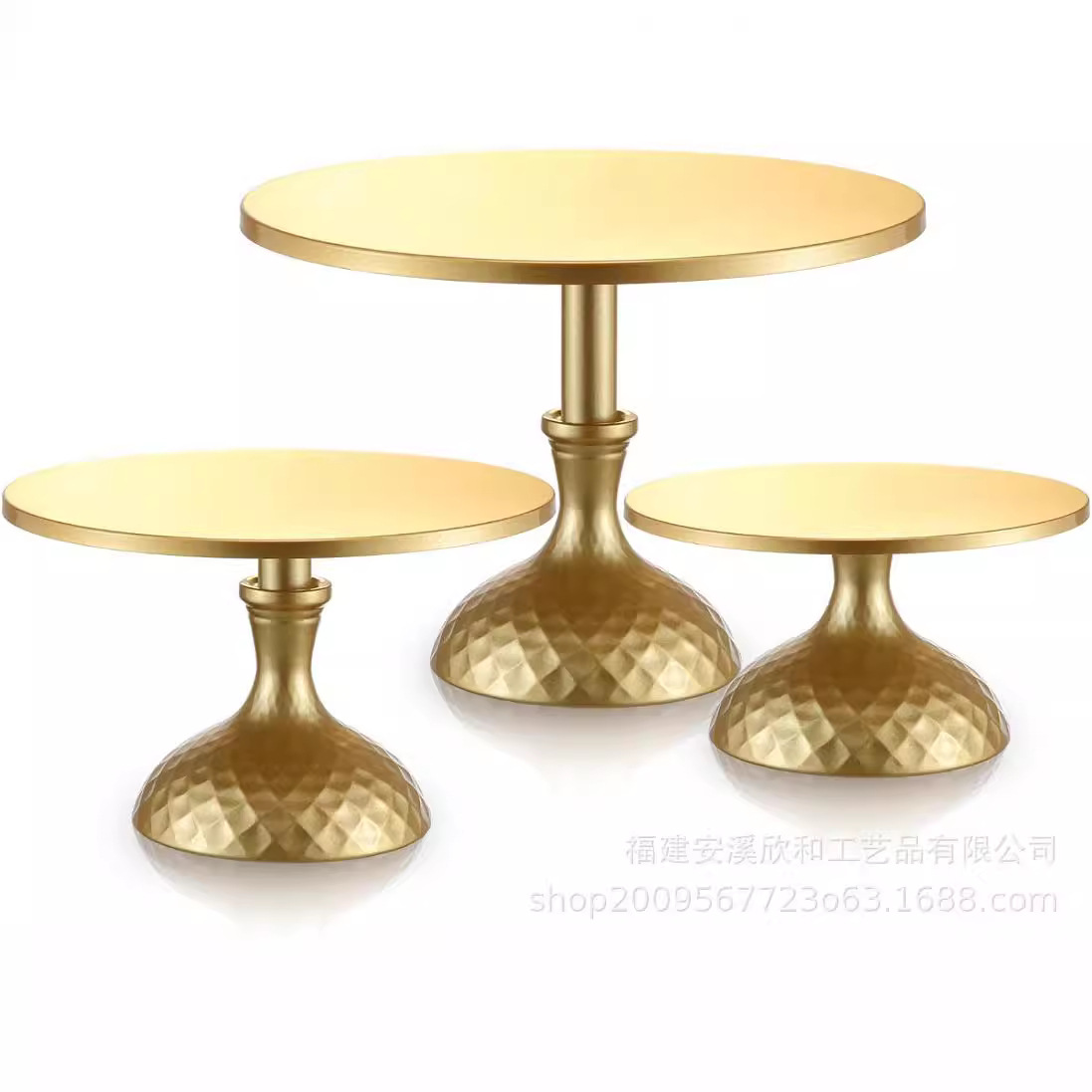 Estante de pastel de hierro forjado transfronterizo estante de exhibición de pastel de escuela secundaria baja mesa de postres de boda estante de pastel de props conjunto de estante de pastel