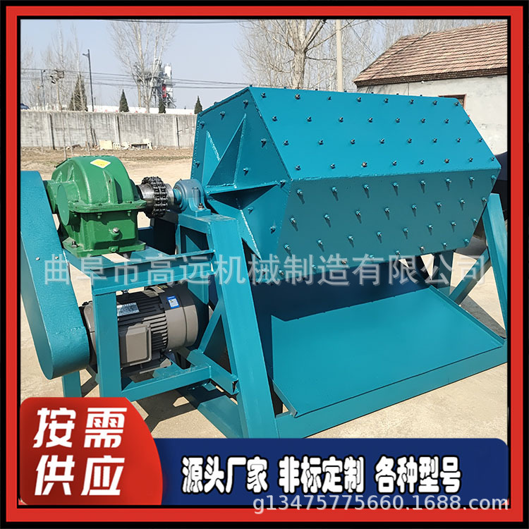 六角滚筒干磨机   石头淋水式抛光机   废铁废钢除锈机