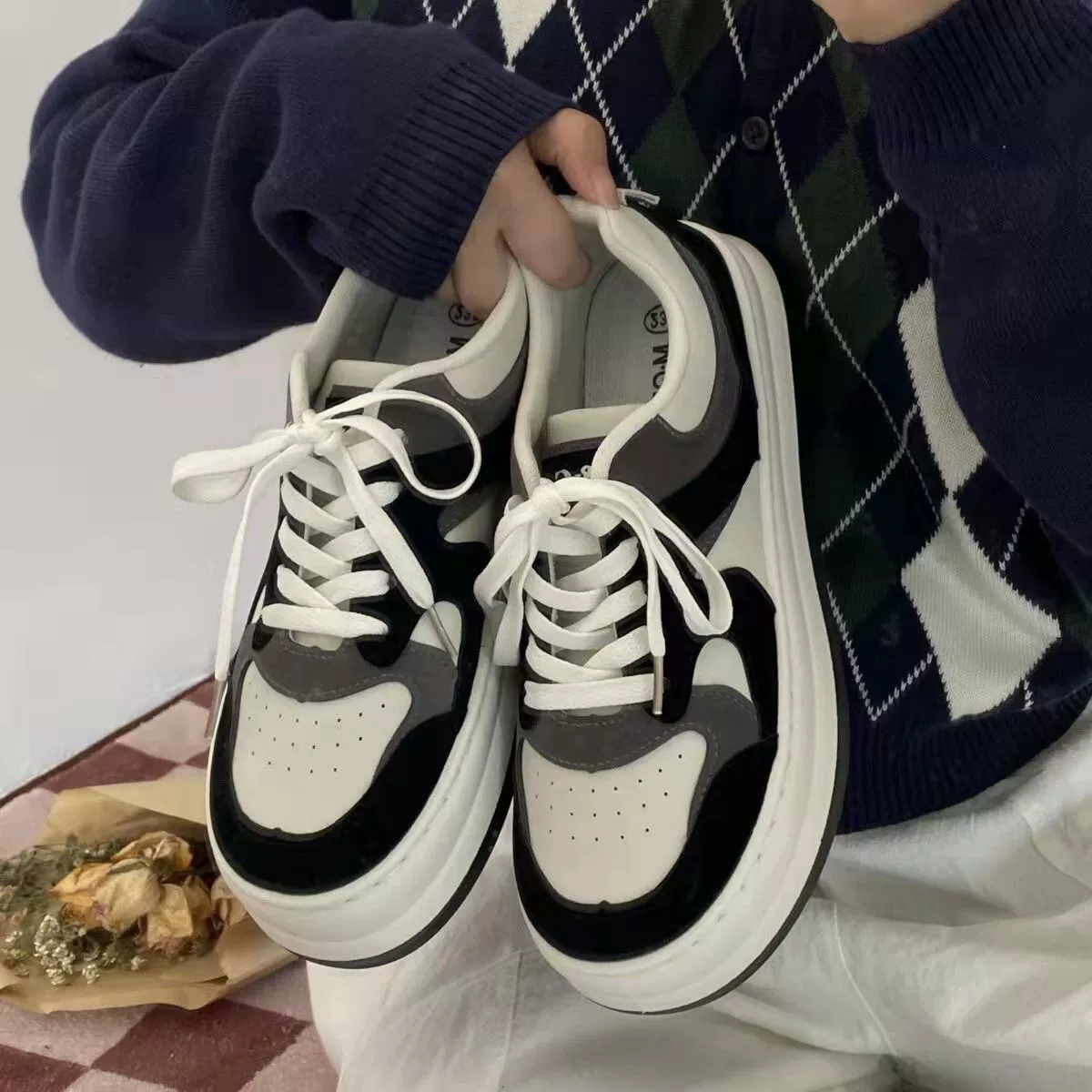 2022 весна и осень новая обувь, женские студенческие кроссовки в Корейском стиле в стиле Харадзюку, спортивные кроссовки, Женская милая национальная модная женская обувь