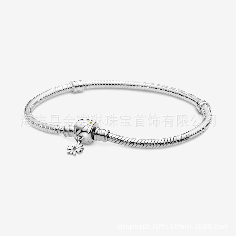 Pandora pulsera fuente fábrica venta al por mayor de alta versión amor clásico Venta caliente DIY serpiente hueso pulsera