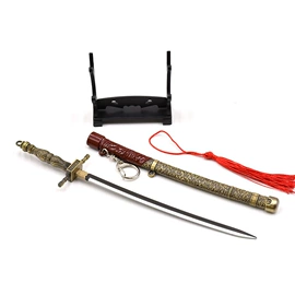 金属工艺品;装饰刀剑;钥匙扣及钥匙扣配件