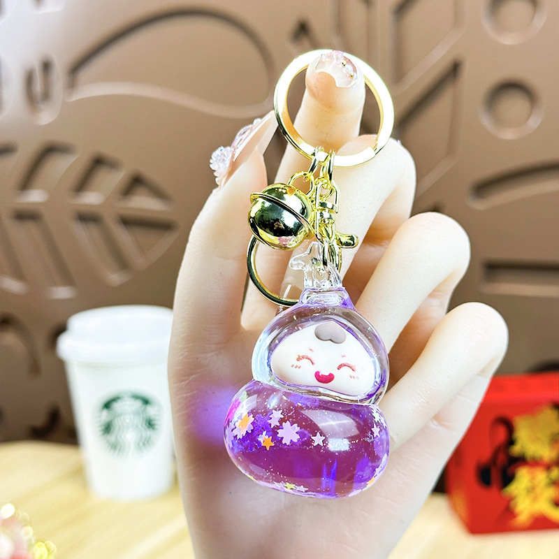 Cartoon Dream Bear Girl Keychain leche rosa muñeca adorable bolso de pareja colgante pequeño regalo al por mayor