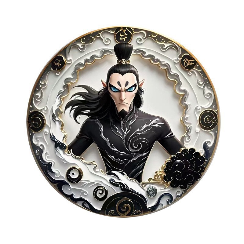 Nezha 2 魔児海の騒ぎ新しい Ao Guang 高価値でハンサムなアクリル Ao Bing キーホルダー携帯電話ペンダントギフト|undefined