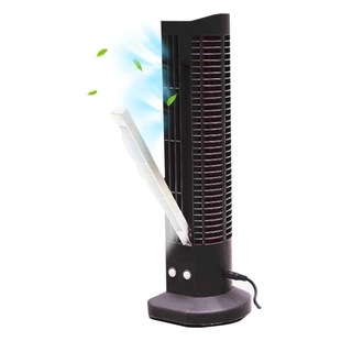 New two-in-one USB fan light mini bladeless Tower cold fan LED creative folding table lamp vertical tower fan