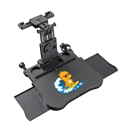 Tool for Eating in the Car, Small Table — Car table board - upgrade-car-desk-with-drawer-includes-bouncing-dragon-mat