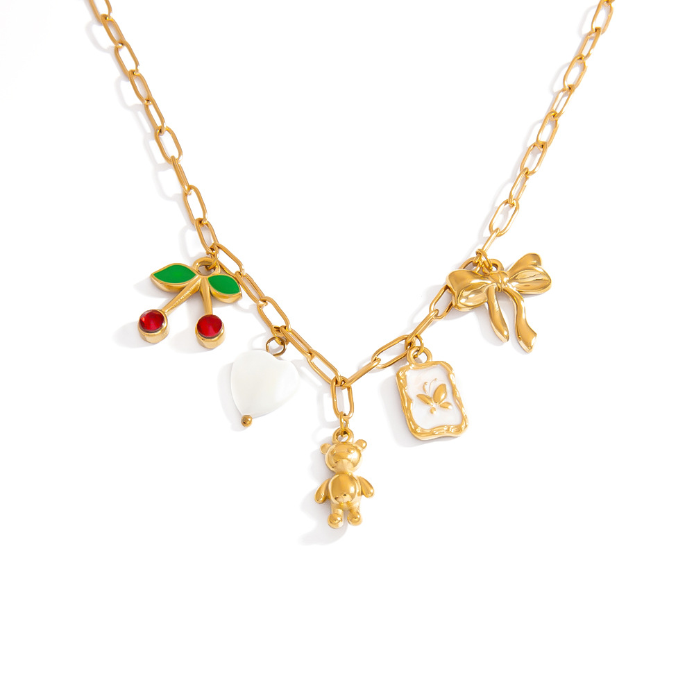 Damenarmband Aus Titanstahl Modisch Und Wasserfestes Design_voghion.com