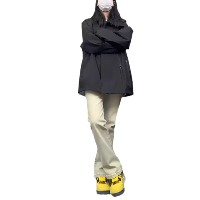 Estilo de Hong Kong hombres de moda verano nuevo estilo 2024 personalidad moda jeans hip-hop ins moda calle alta tendencia pantalones guapos