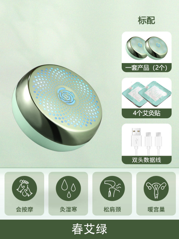 電動知能灸器電子灸箱無煙携帯灸は充電家庭用電子理学療法灸器を貼る|undefined
