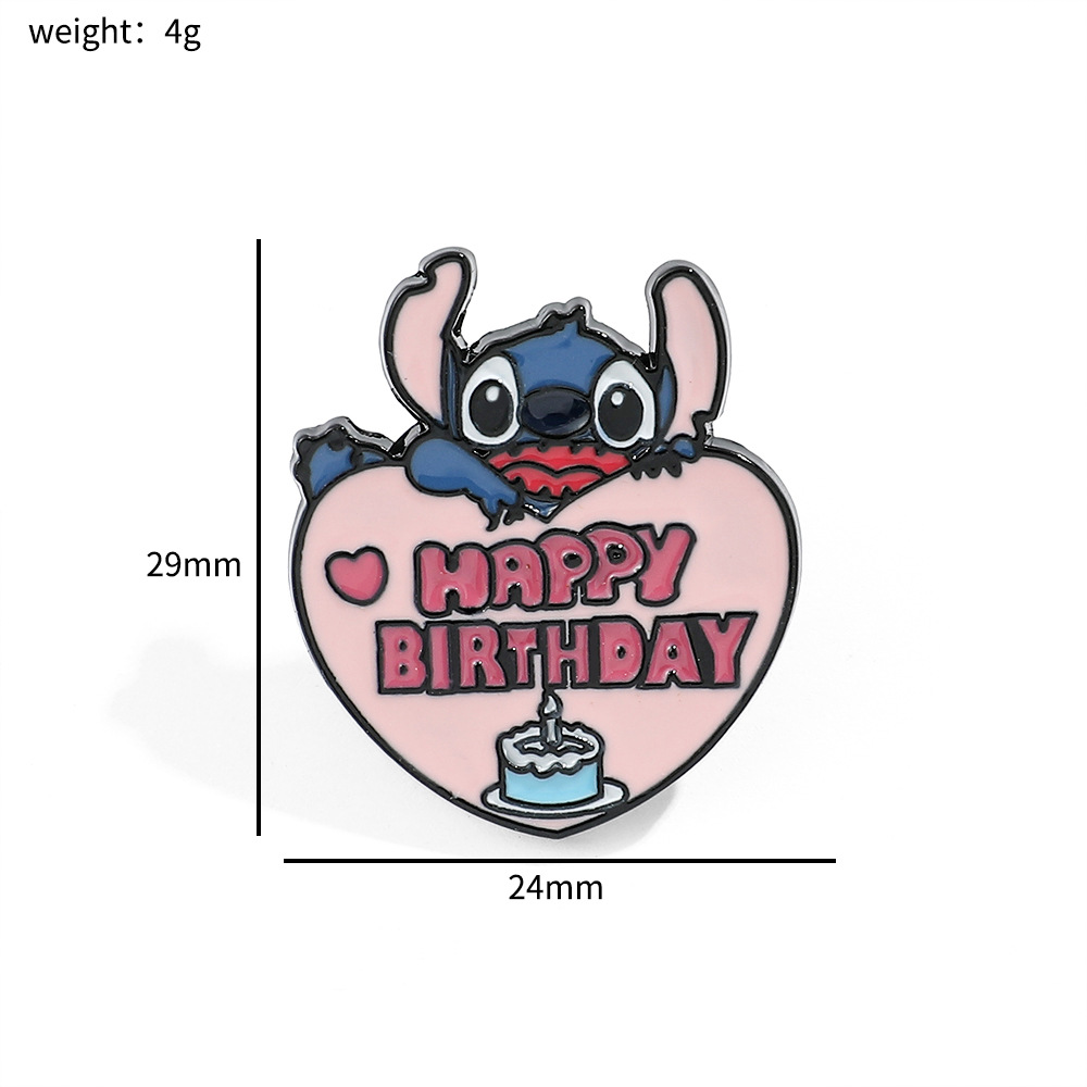 100 Insignias Metálicas Clásicas de Stitch, Broche de Aleación de Star Wars, Stitch, Maestro Yoda, Venta al por Mayor