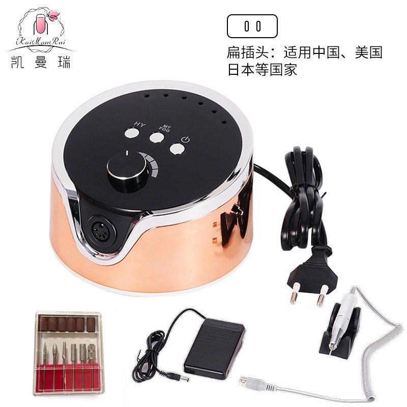 Lijadora profesional de eliminación de uñas lijadora de uñas strong-210 lijadora eléctrica de corbata de uñas de velocidad ajustable