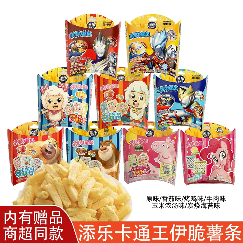 Tim Le Cotong King Yi хрустящий картофель фри Отт пони Поли оригинальное барбекю кукурузные водоросли