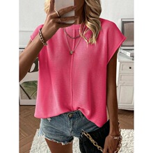 C 28617 Women's Round Neck Knit Sweater �A�Iᘿ�ë�� ��