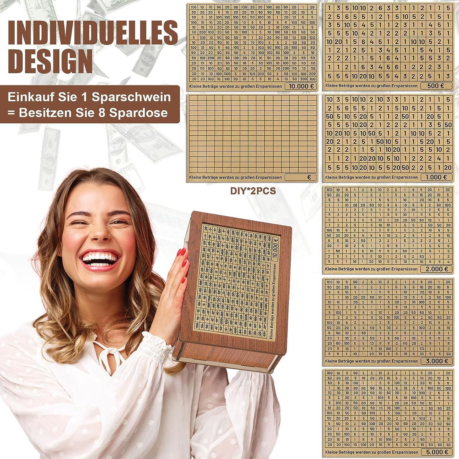 Title 4, Hucha de madera para el hogar con manualidades ...