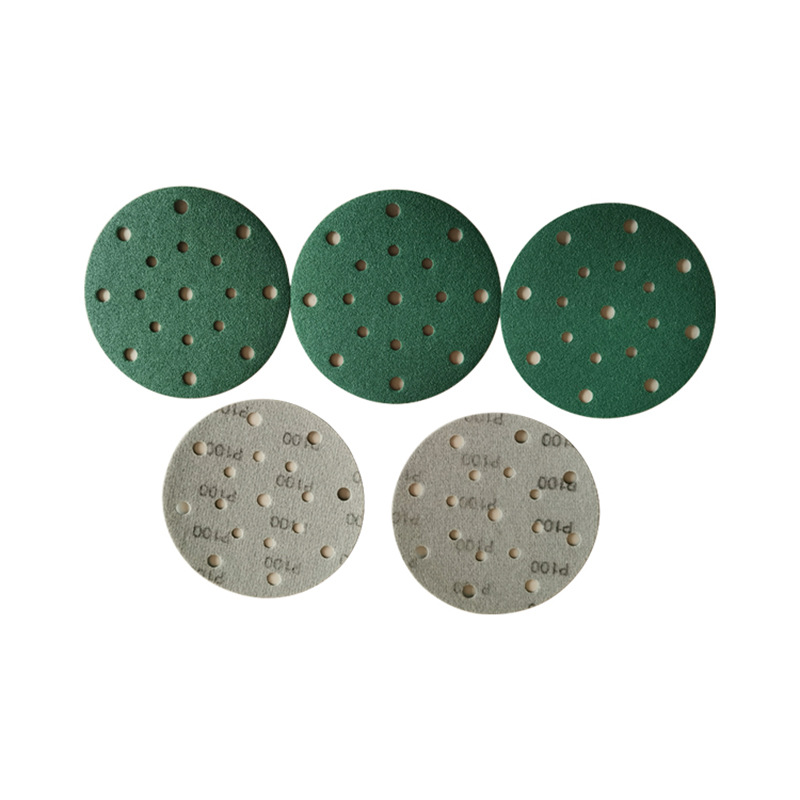 陶瓷磨料绿色薄膜砂纸 5寸6寸7寸9寸纸陶瓷磨料圆盘砂纸